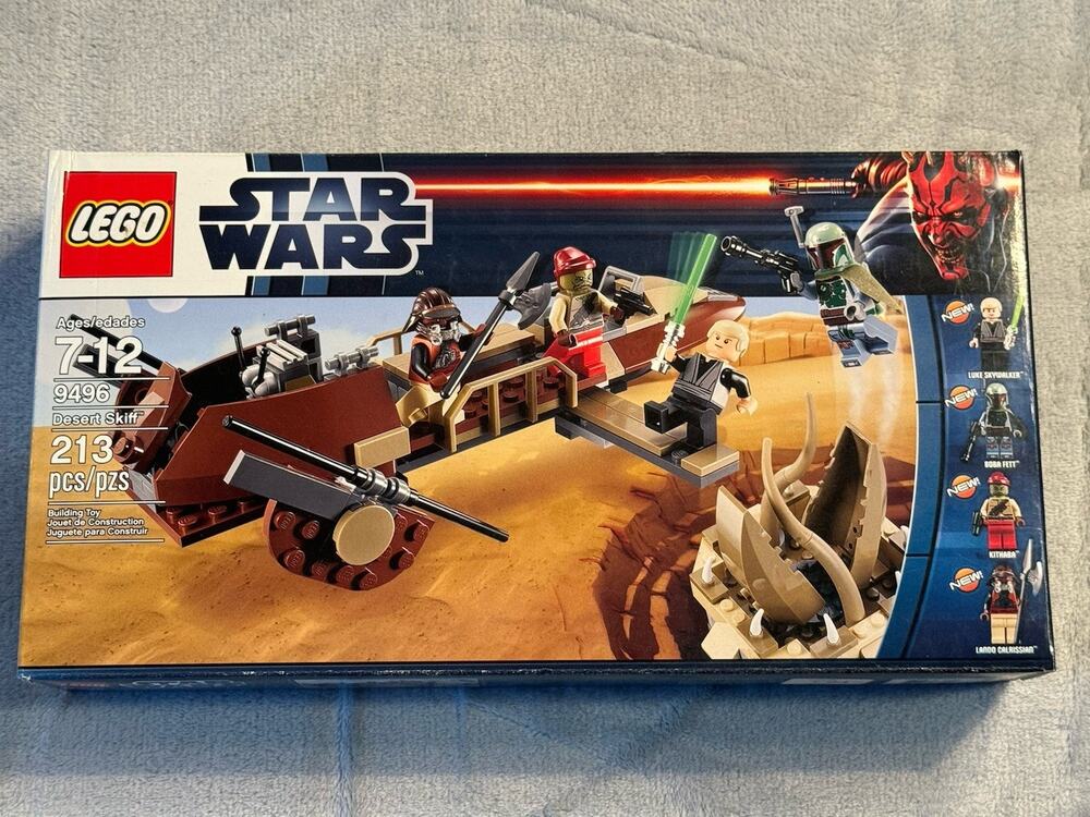 Lego Star Wars Desert Skiff 9496 New In Box Retired Sealed Unopened NIB NIP